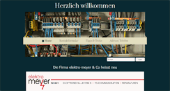 Desktop Screenshot of elektro-meyer.ch