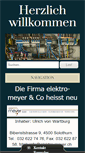 Mobile Screenshot of elektro-meyer.ch